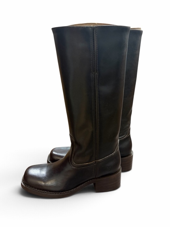 Frye Shoes - FRYE Classic Women's Tall Leather Riding Boots - dark brown